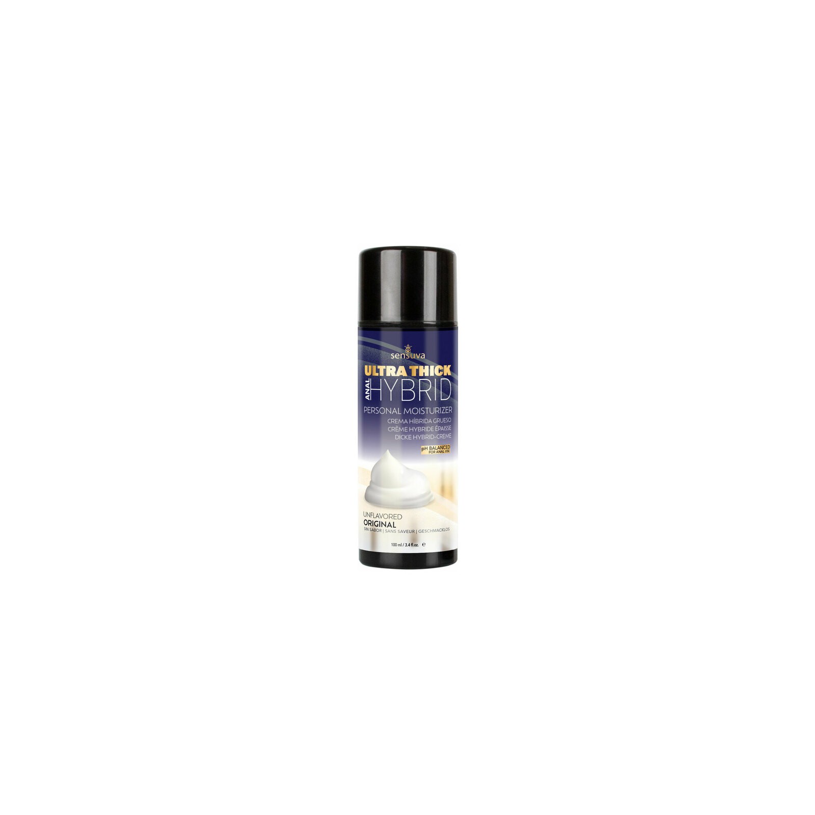 Sensuva Ultra-Thick Anal Hybrid Moisturizer 3.4 oz.