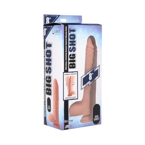 Dildo de Silicona Rotatorio de 8 in.