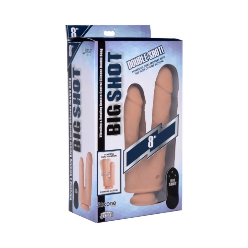 Big Shot Double Dong Vibrator with Remote