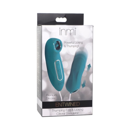 INMI Entwined Thumping Egg & Licking Clitoral Stimulator