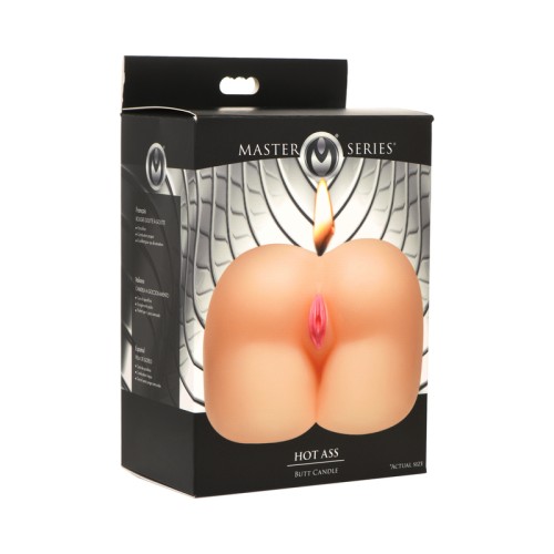 Master Series Hot Ass Butt Candle - Diversión con Cera