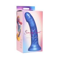 Dildo de Silicona Azul Simply Sweet de 7 Pulgadas