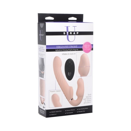 Strap U 10X Swirl Ergo-Fit Vibrating Strap-On