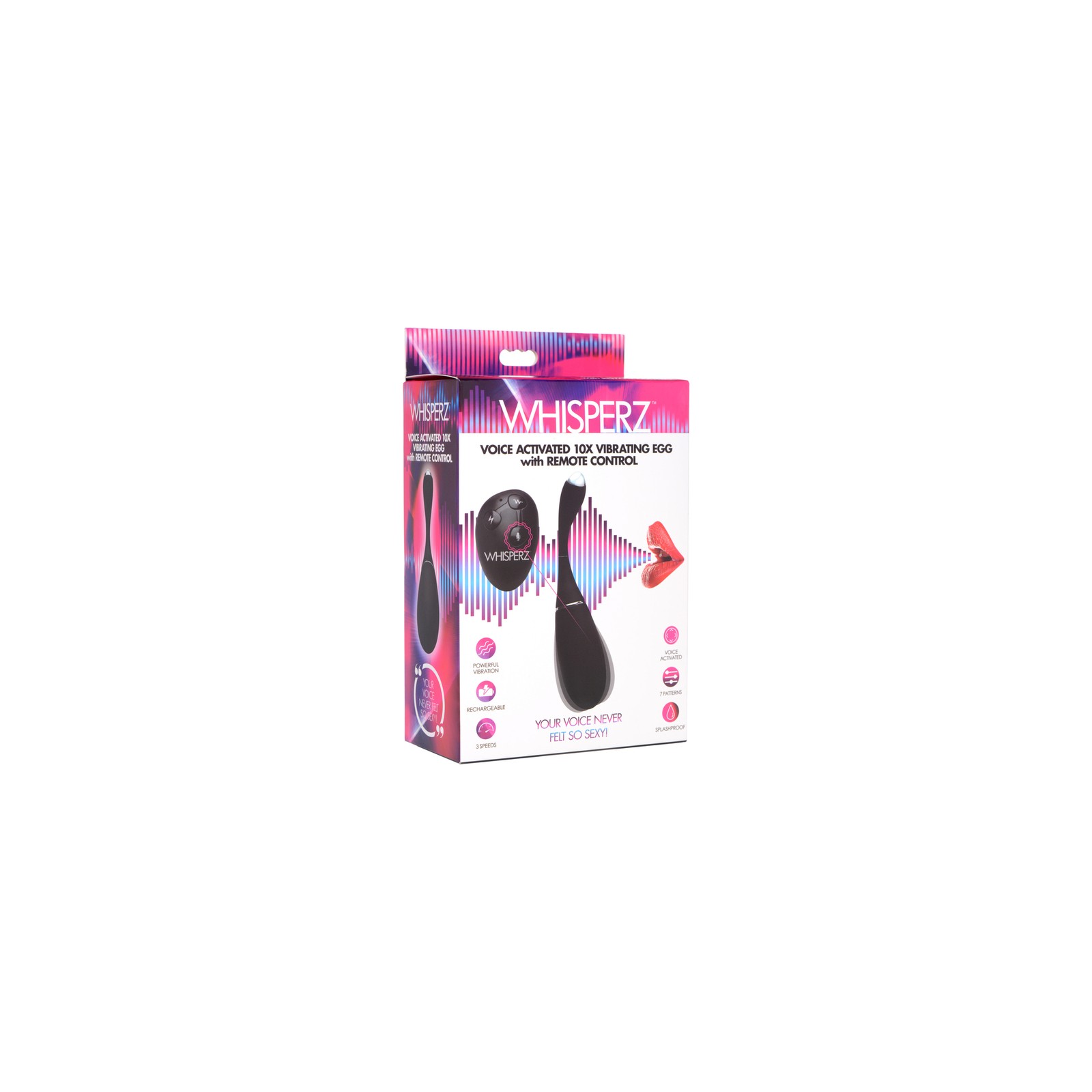 Huevo Vibrador Whisperz Activado por Voz