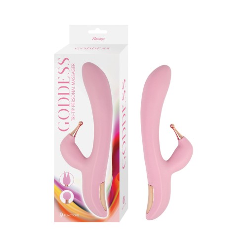 Goddess Tri-Tip Personal Massager for Targeted Pleasure