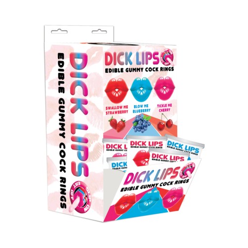 Anillos de Goma Edibles Dicklips - Dulces Divertidos