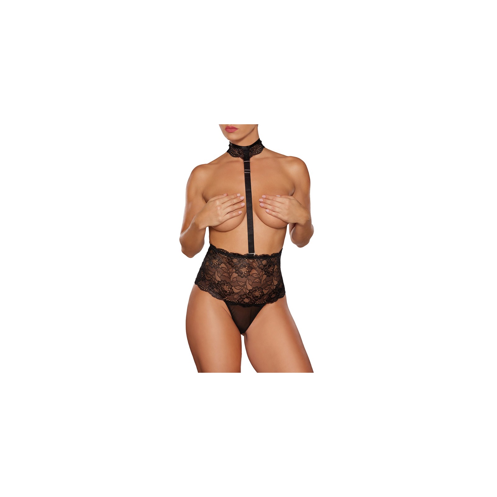 Tanga de Encaje Alto Allure Love Bug - Estilo Sensual