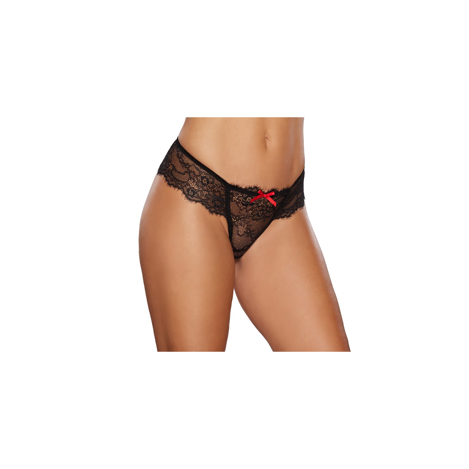 Allure Babe-a-licious Wide Lace Band Thong