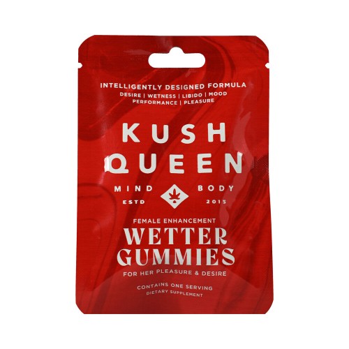 Kush Queen Wetter Gummies for Female Enhancement | 12 Pack