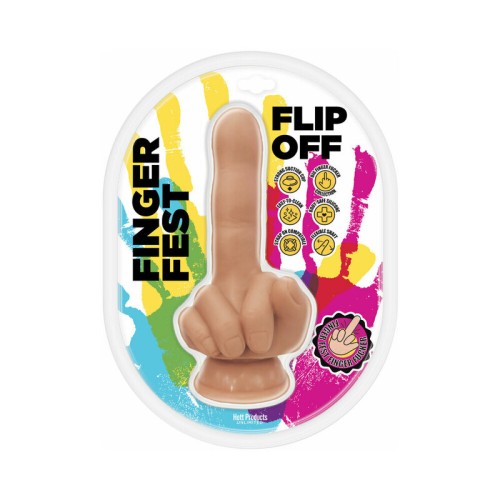 Dildo Beige Finger Fest Flip Off