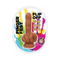 Dildo Finger Fest Flip Off - Tan