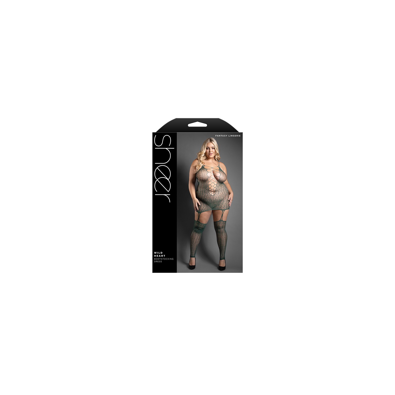 Fantasy Lingerie Wild Heart Bodystocking Plus Size