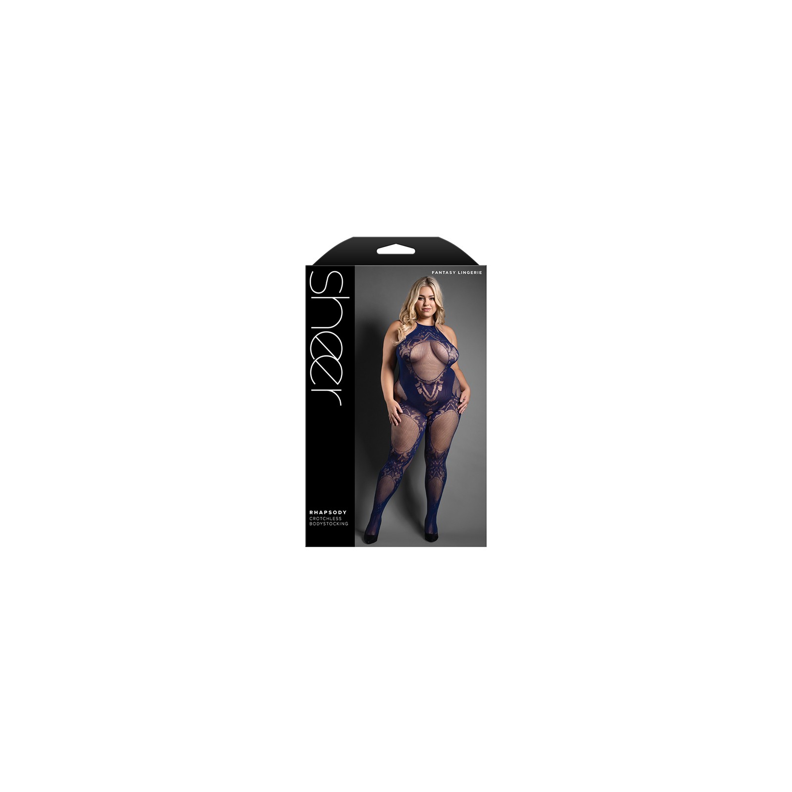 Body Crotchless Rhapsody Transparente para Noches Seductoras