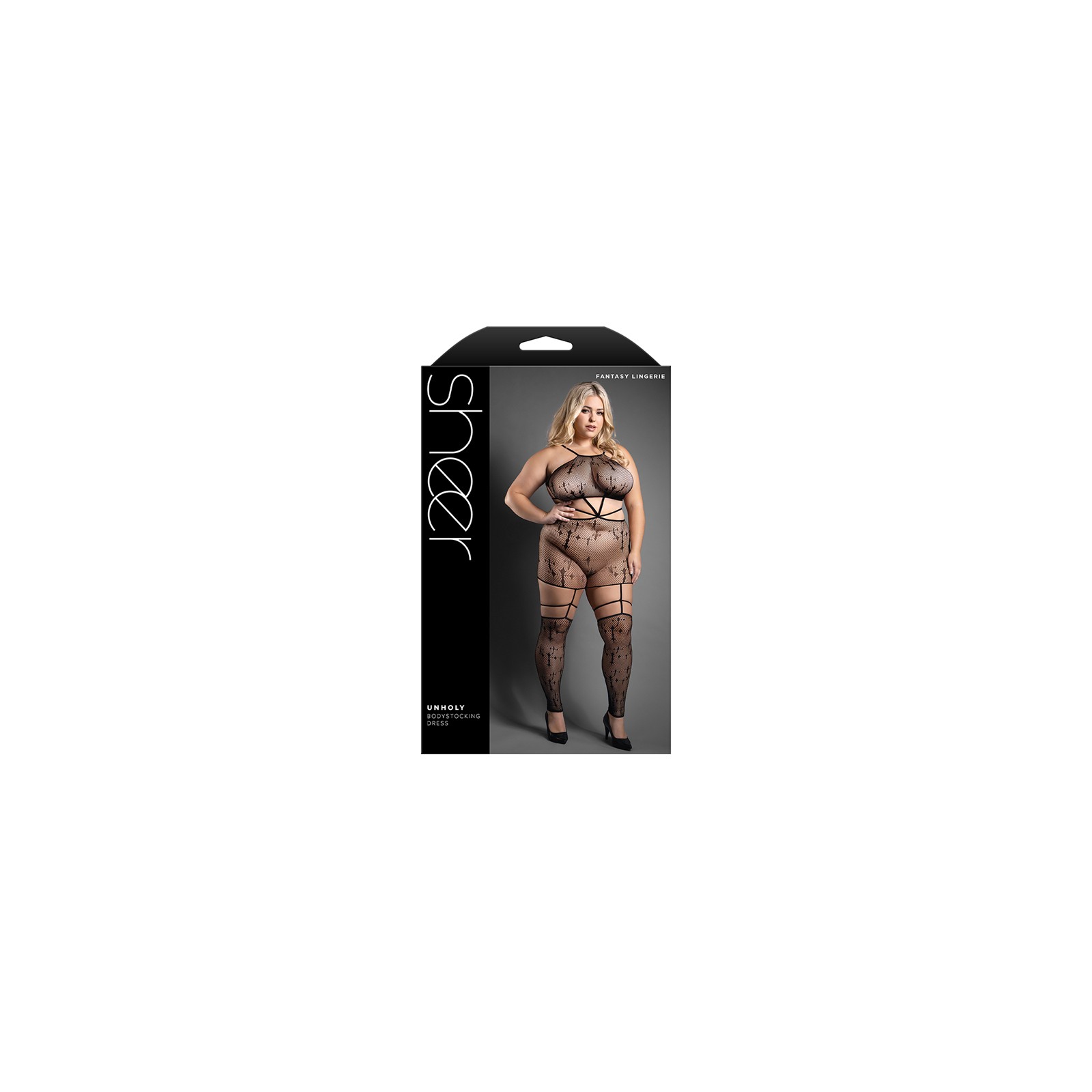 Body Stocking Gótico con Cruces - Talla Reina Fantasy Lingerie