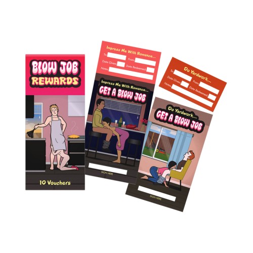 Blow Job Rewards Vouchers Pack