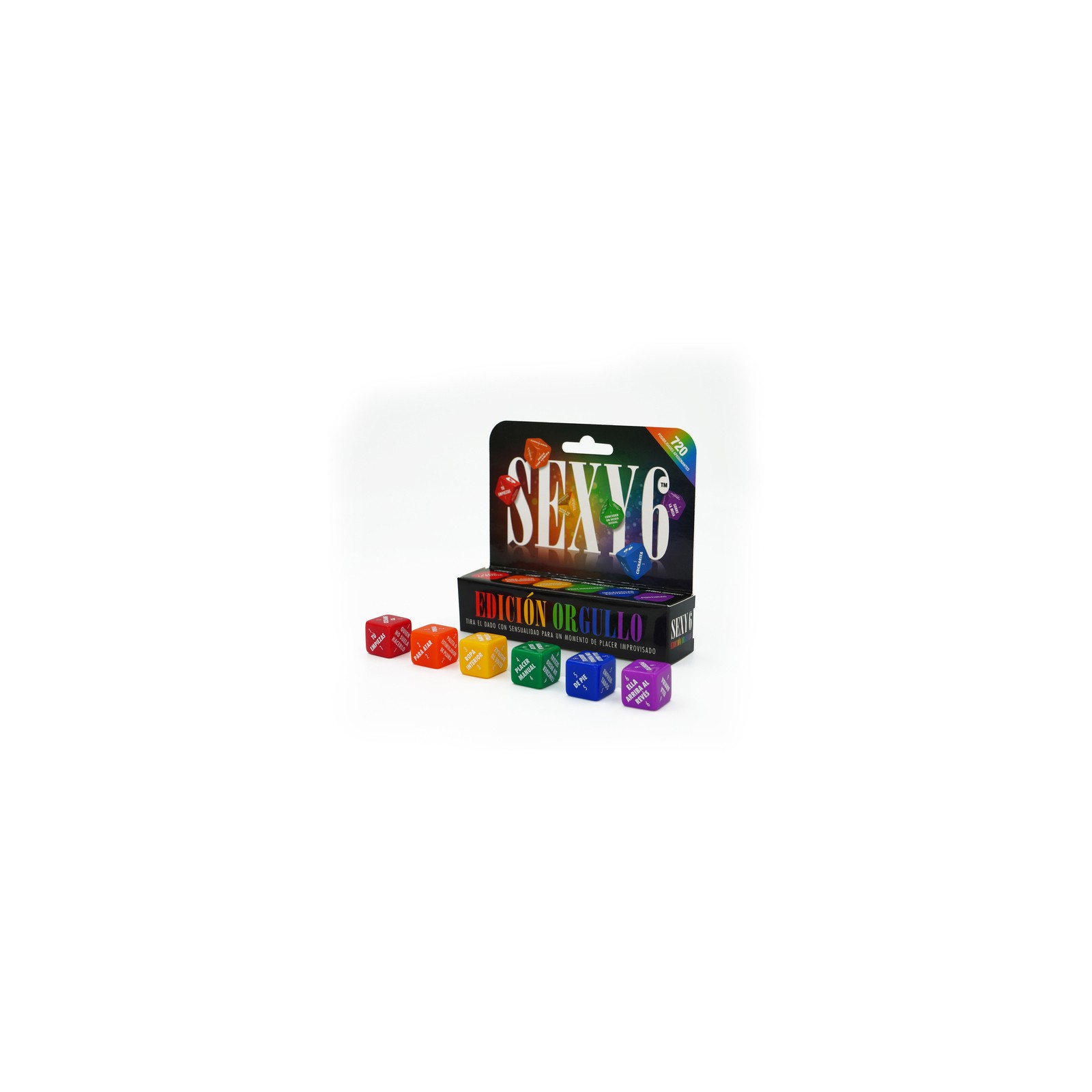 Sexy 6 Dice Game Pride Edition for Fun Nights