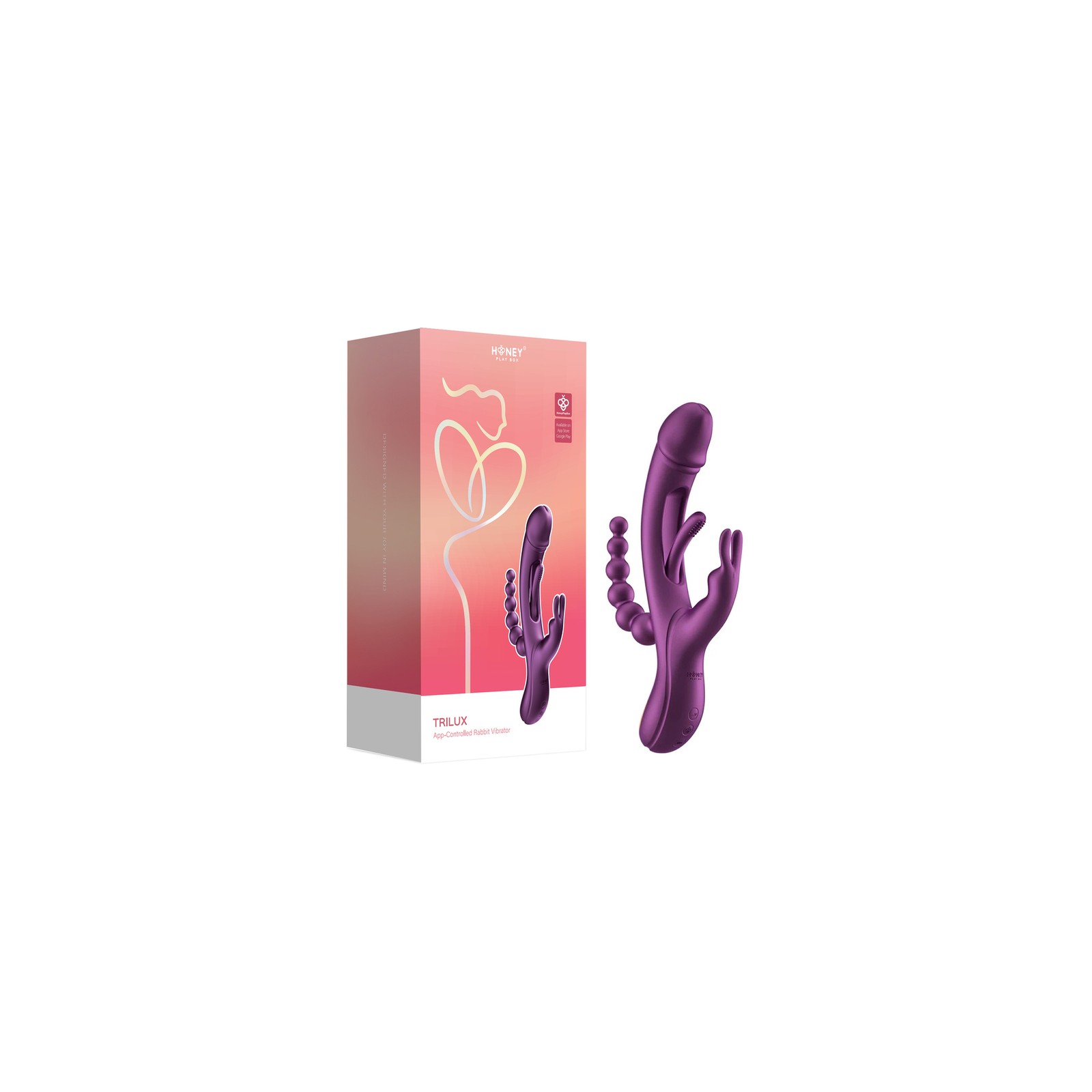 Honey Play Box Trilux Kinky Finger Rabbit Vibrator