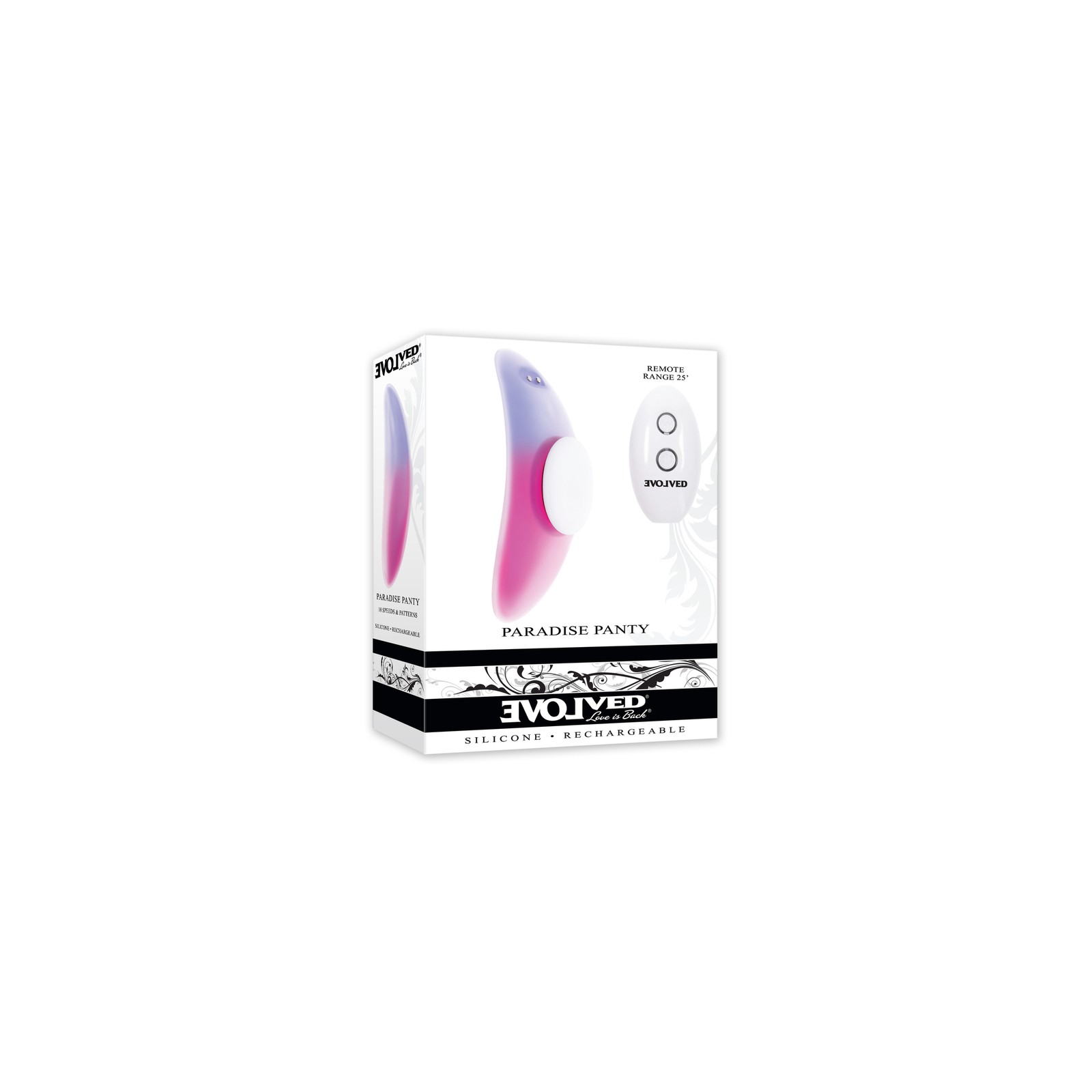 Vibrador Recargable Evolved Paradise Panty Control Remoto