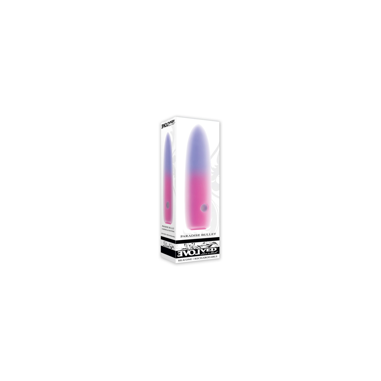 Evolved Paradise Bullet Rechargeable Dual Layer Silicone Vibrator