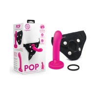 Juguete conjunto de arnés y dildo rosa - Kit de placer definitivo