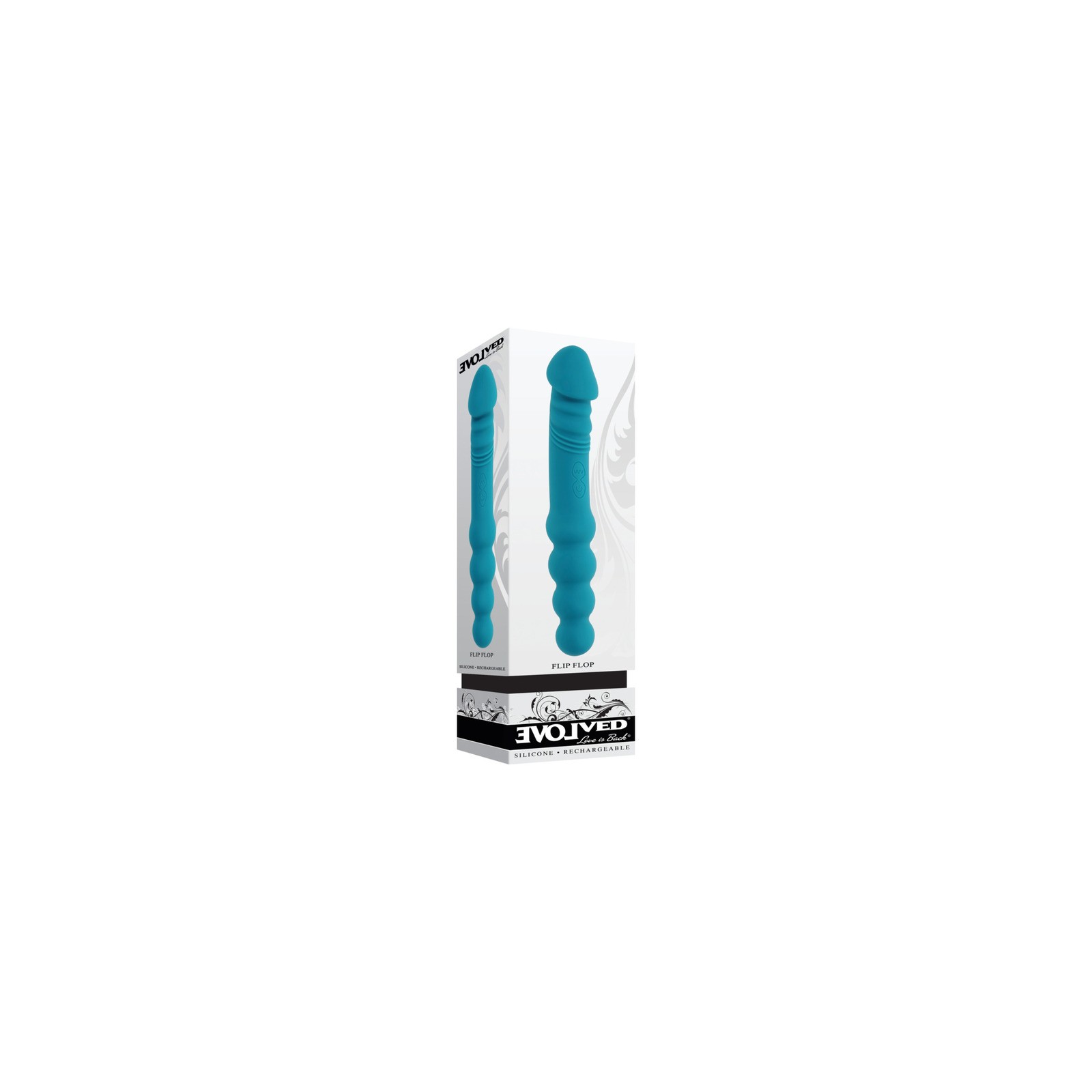 Evolved Flip Flop Dual-Ended Vibrator - Teal