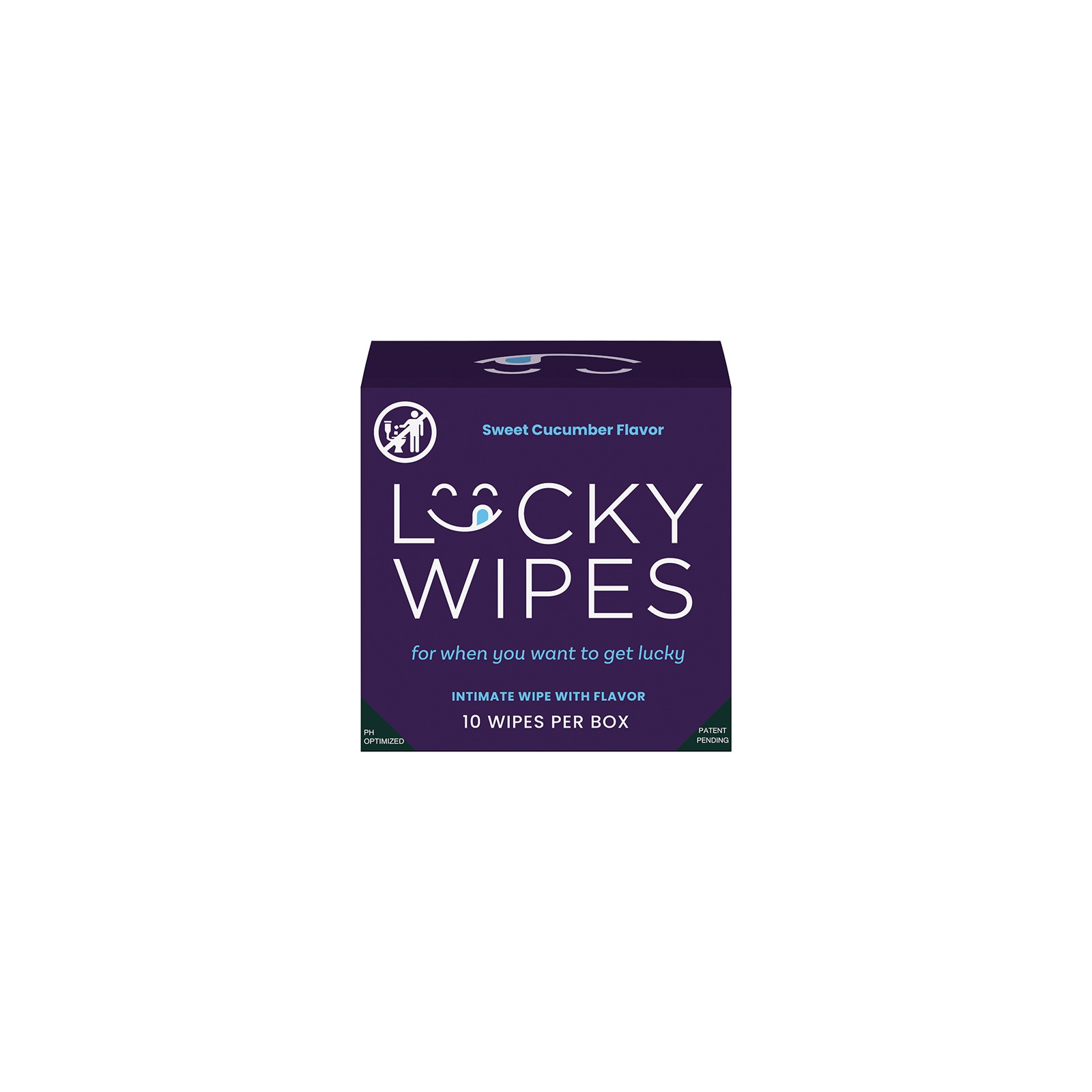 Sweetums Lucky Wipes Sabor Pepino Paquete de 10