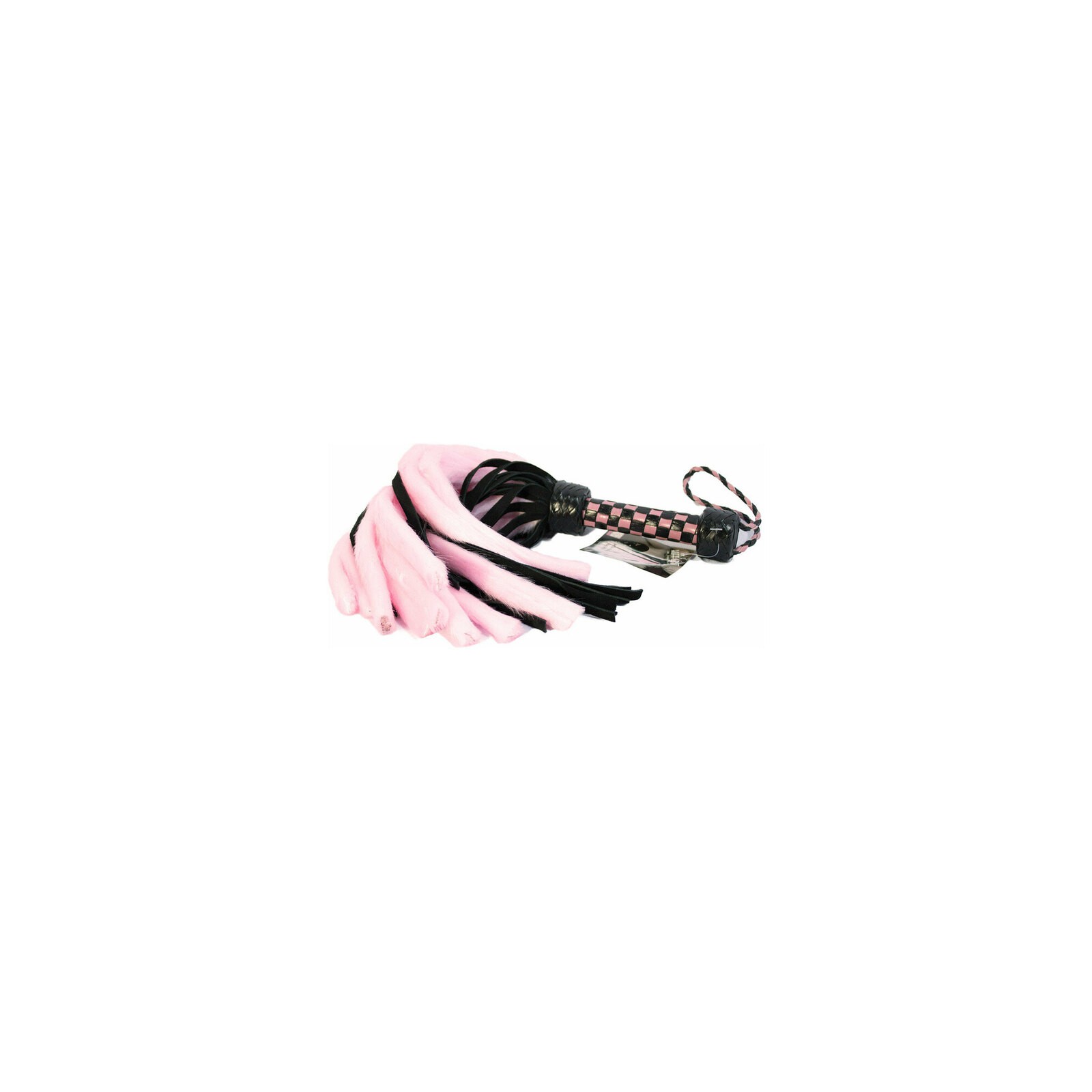 Suede & Fluff Mini Flogger Pink