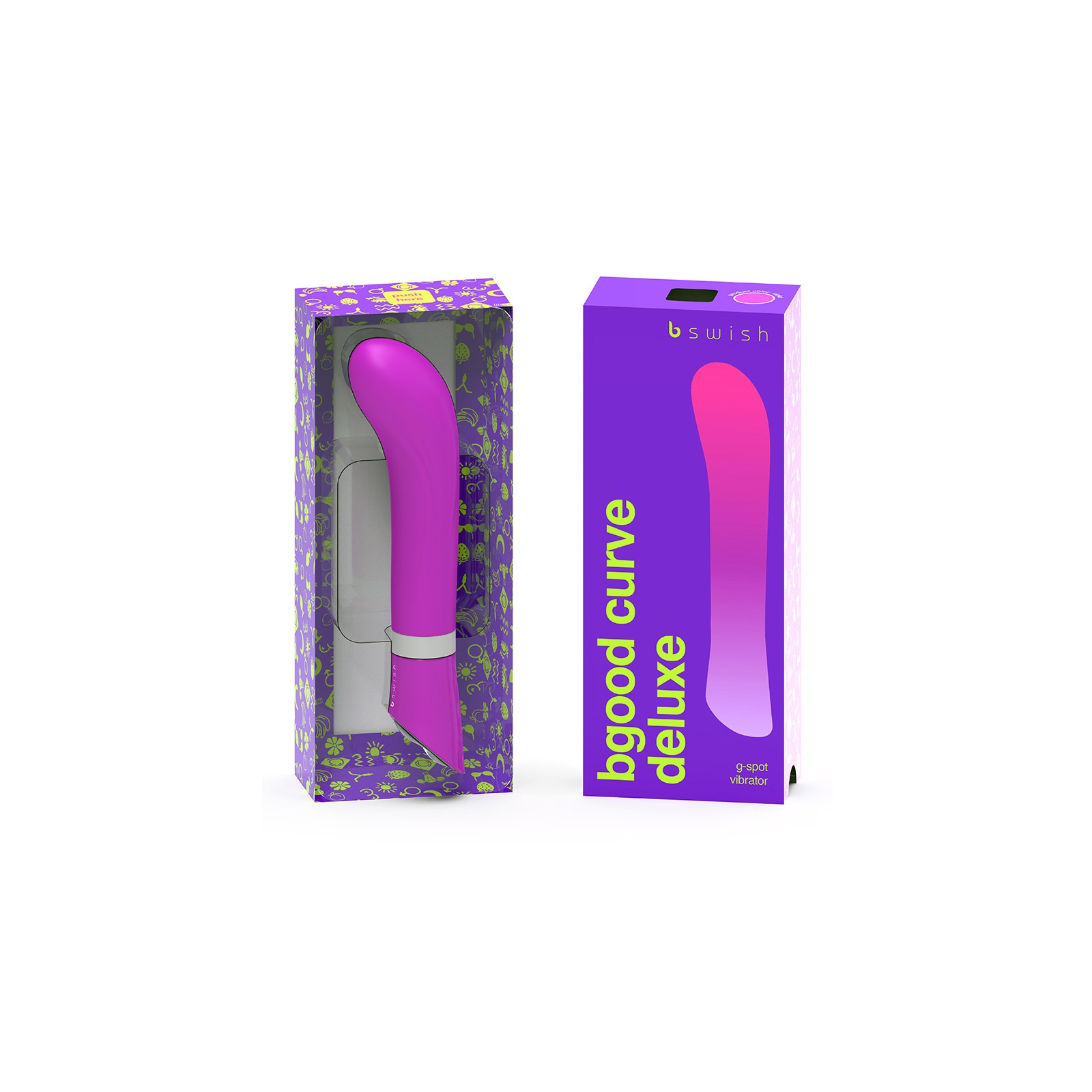 Vibrador Curvado B Swish Bgood Deluxe Violeta