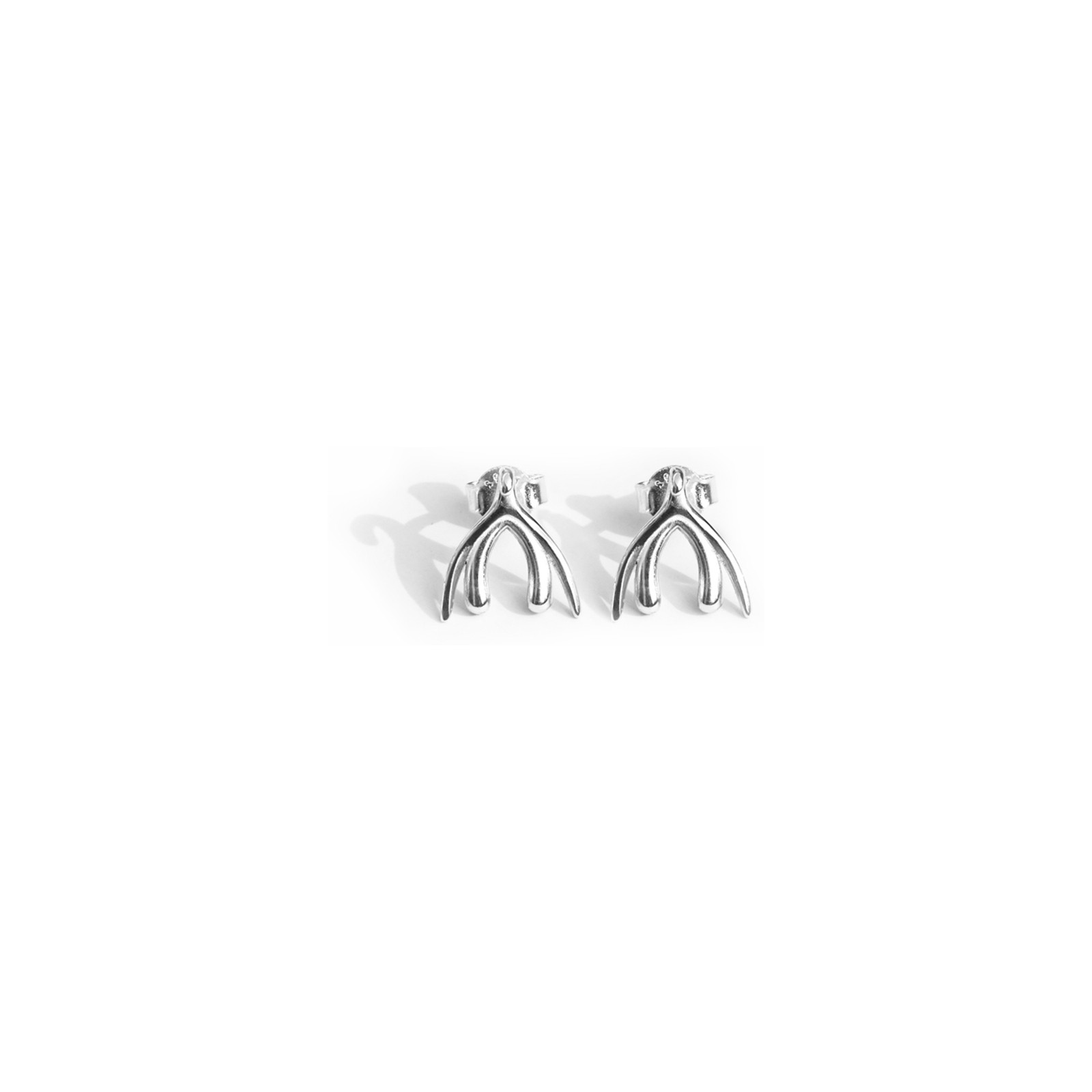 Biird Clit Earrings Silver