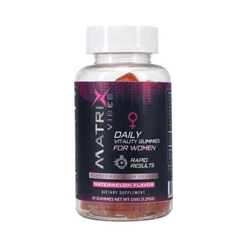 Gomitas de Vitalidad Diaria Matrix para Mujeres - Soporte Natural de Libido