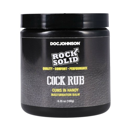 Rock Solid Cock Rub Crema para Masturbación 6.35 oz.