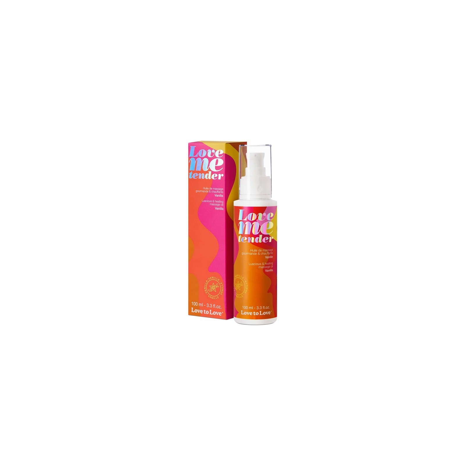 Love Me Tender Heating Massage Oil - Vanilla