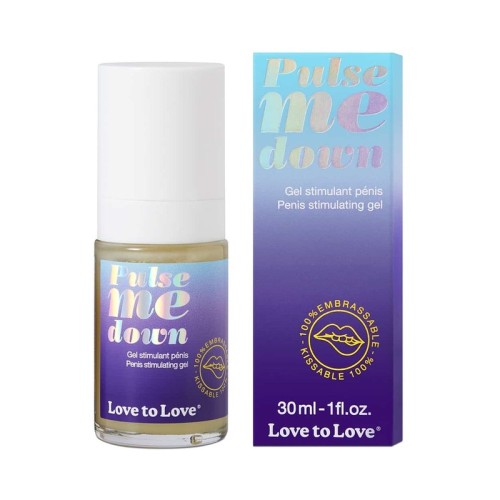 Gel Estimulante Pulse Me Down de Love to Love 1 oz - Mejora la Sensación