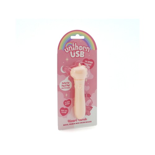 Unihorn USB Bullet Heart Throb - Pink/Peach