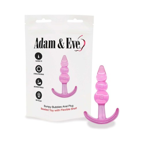 Plug Anal Bumpy Bubbles Adam & Eve para Principiantes