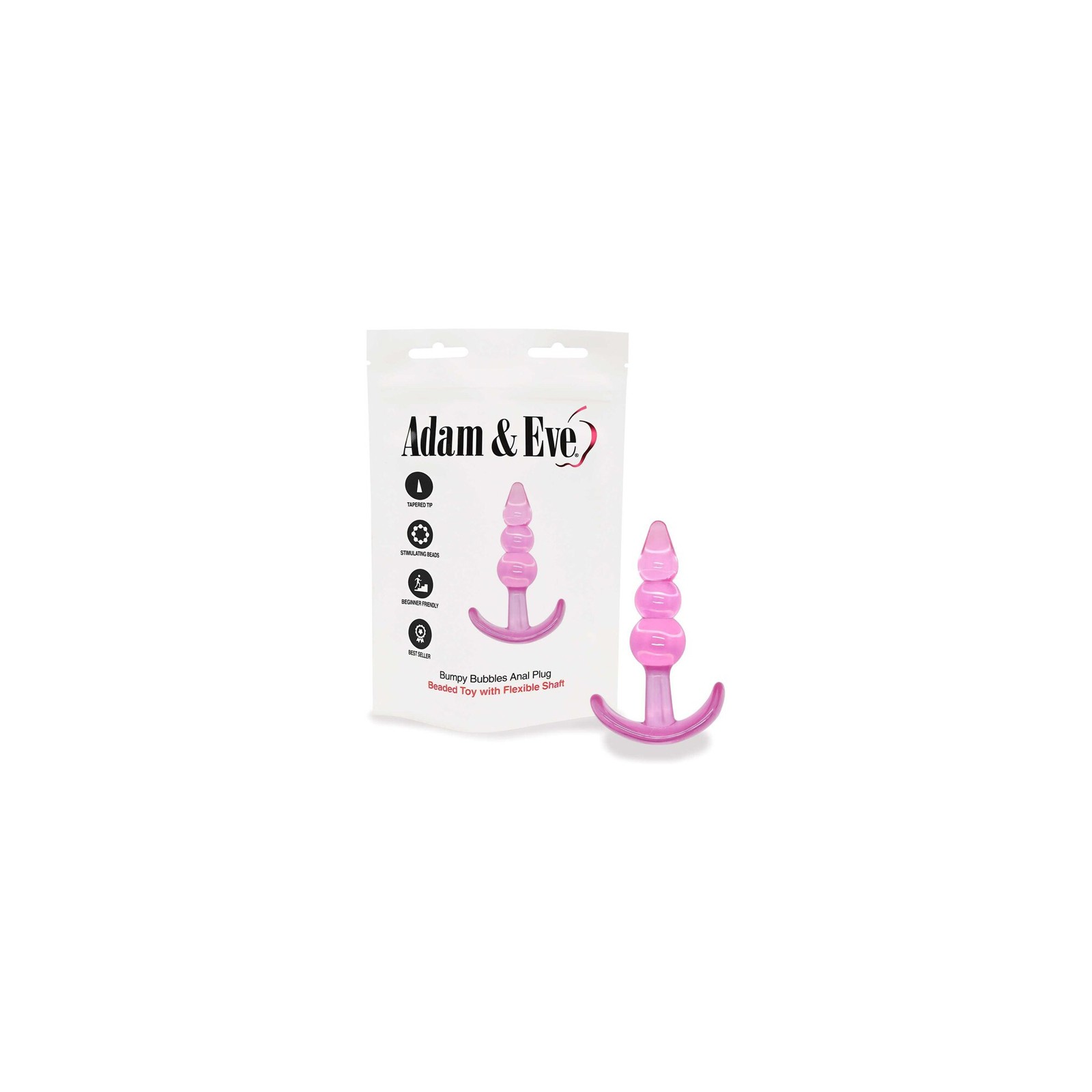 Plug Anal Bumpy Bubbles Adam & Eve para Principiantes