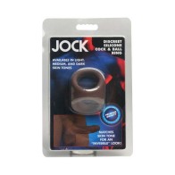 Anillo de Silicona JOCK para Pene y Testículos Oscuro - Mejora del Placer