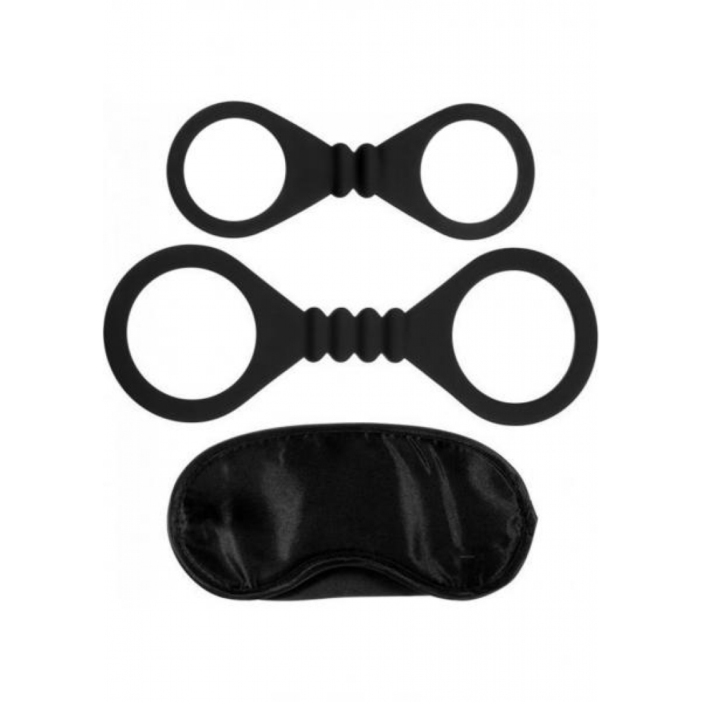 Kinx Bound To Please Blindfold, Wrist And Ankle Cuffs - Abs Holdings