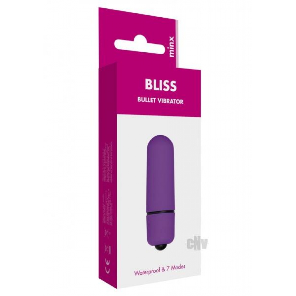 Minx Bliss 7 Mode Mini Bullet Vibe Pur - Abs Holdings