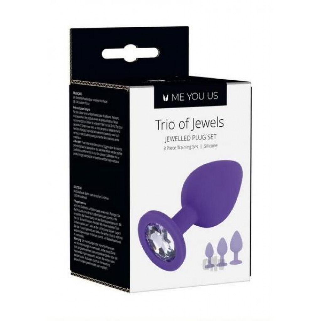 Me You Us Trio Of Jewels Purple - Abs Holdings