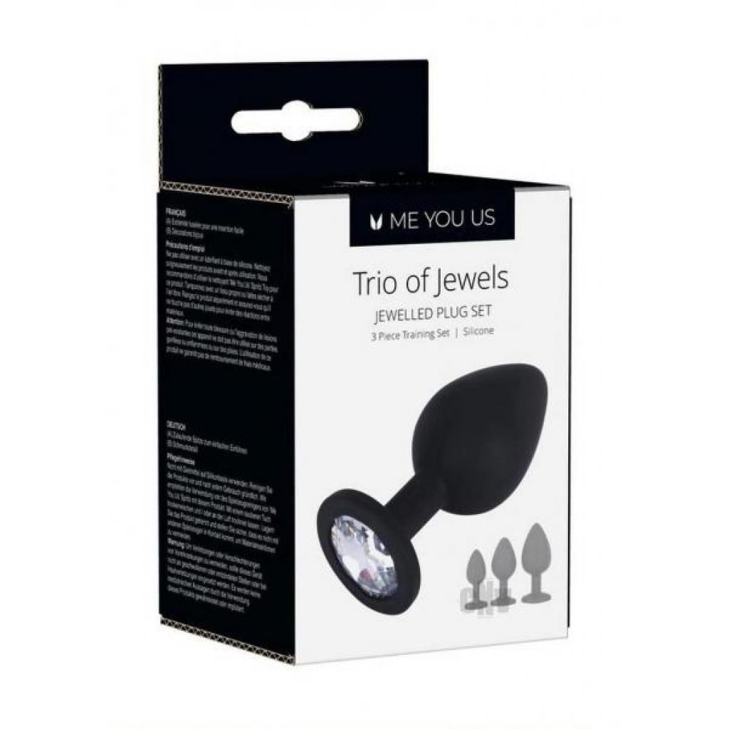 Me You Us Trio Of Jewels Black - Abs Holdings