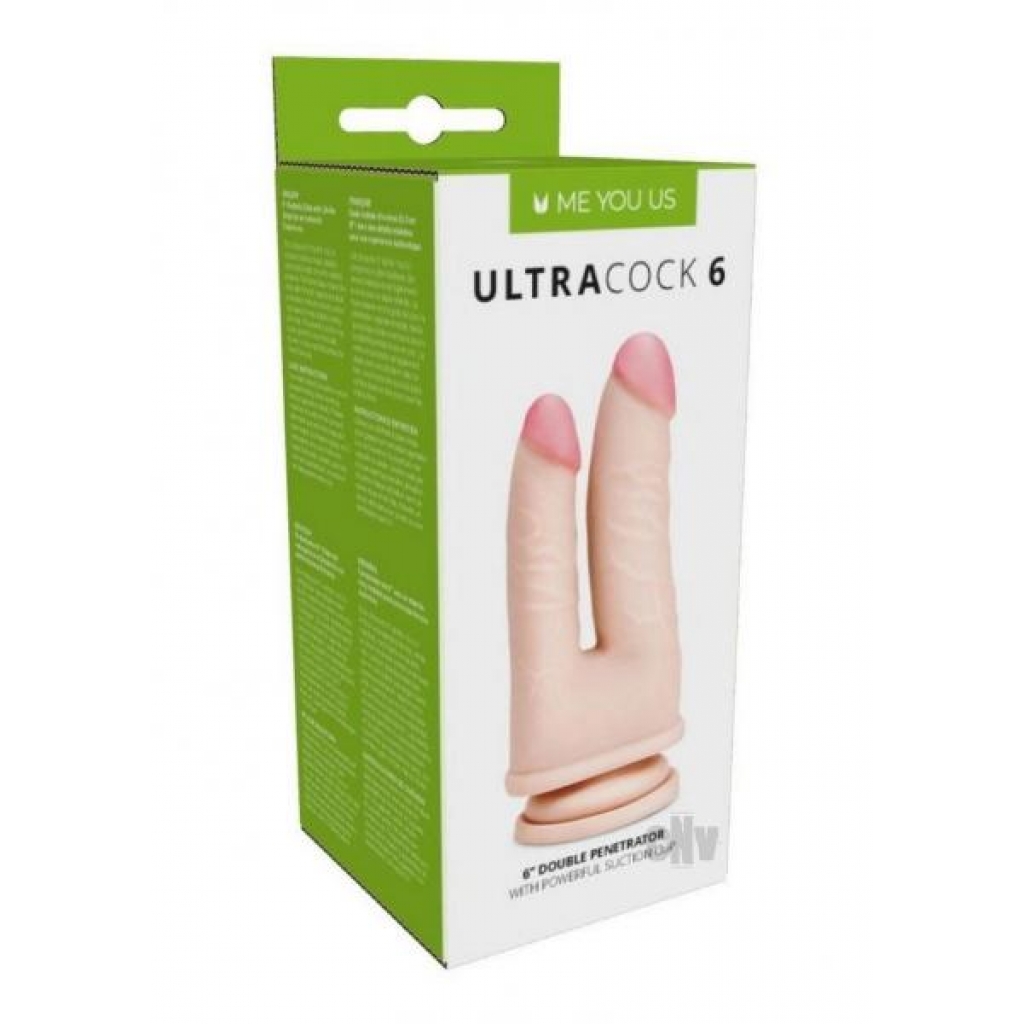 Myu Ultra Cock Double Penetration 6 inches - Vanilla