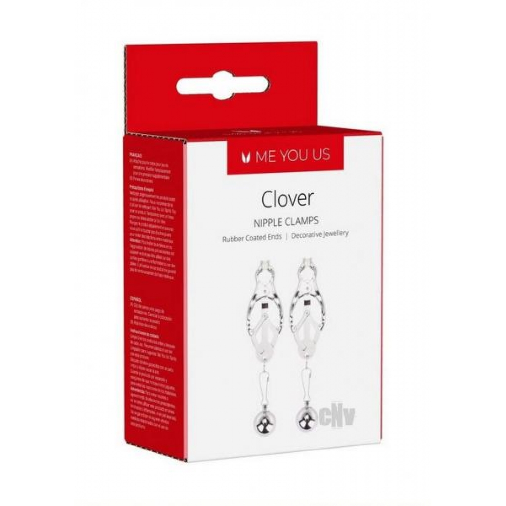 Me You Us Clover Nipple Clamps Silver - Abs Holdings