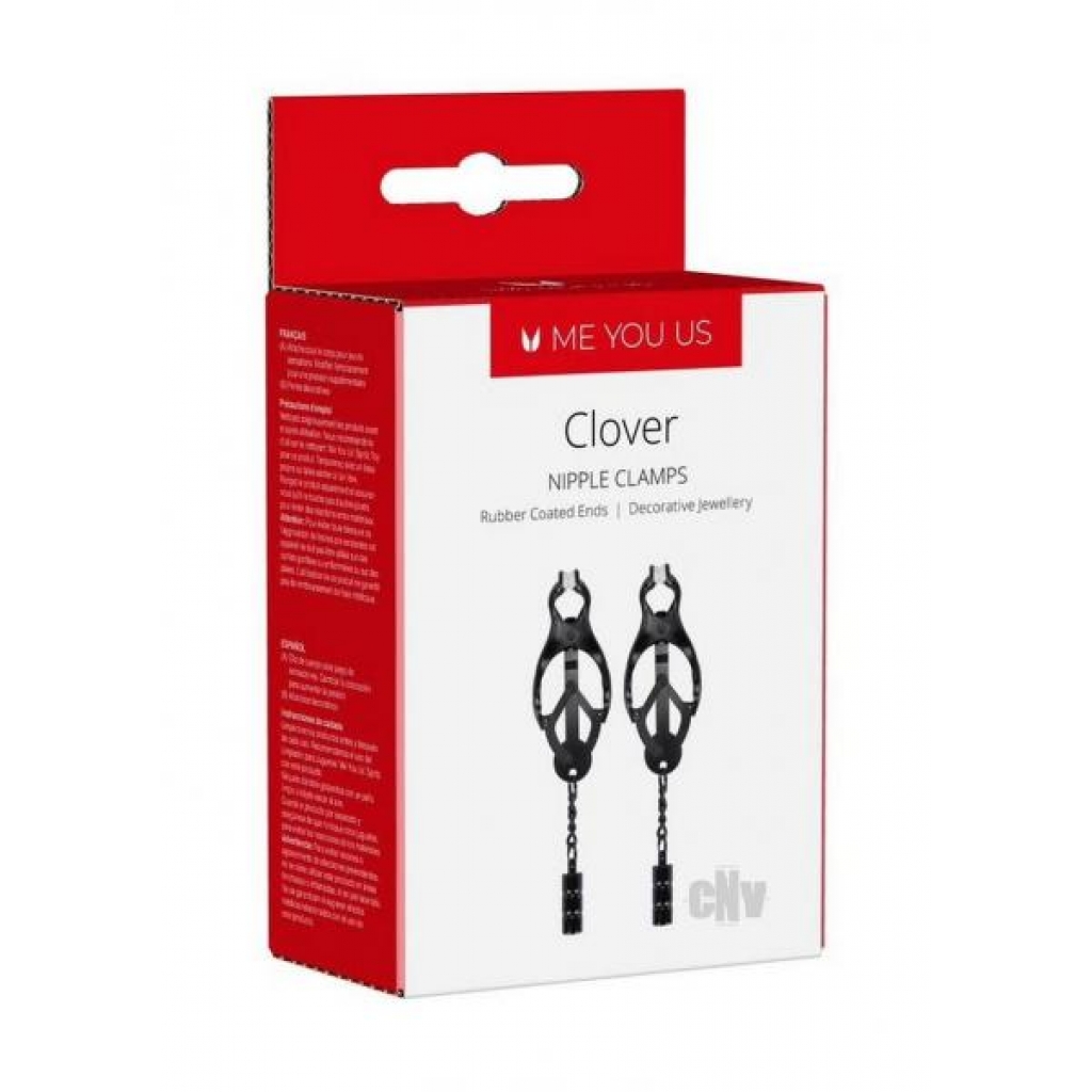 Me You Us Clover Nipple Clamps Black - Abs Holdings