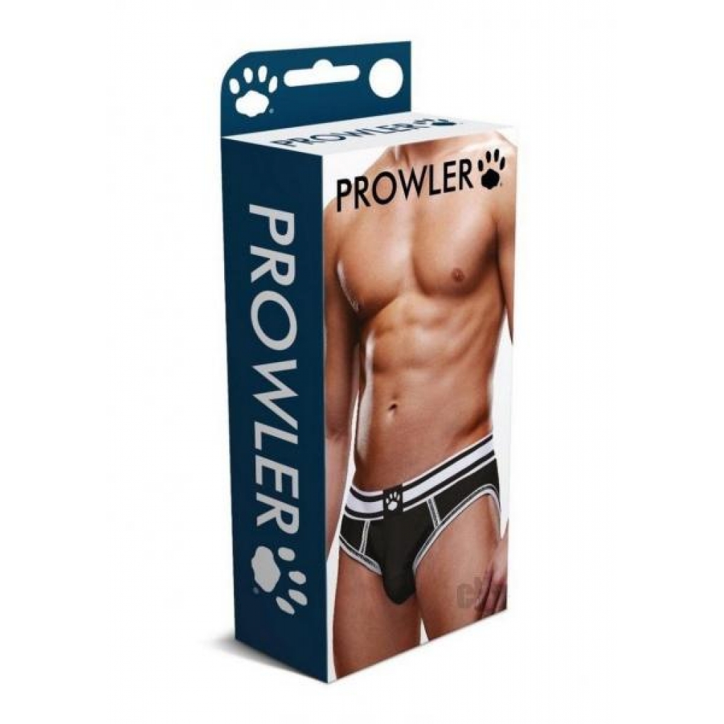 Prowler Backless Black/White Open Briefs