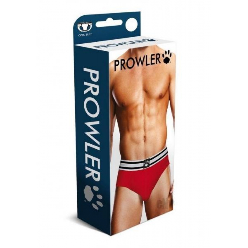 Prowler Red/white Open Brief Lg - Prowler