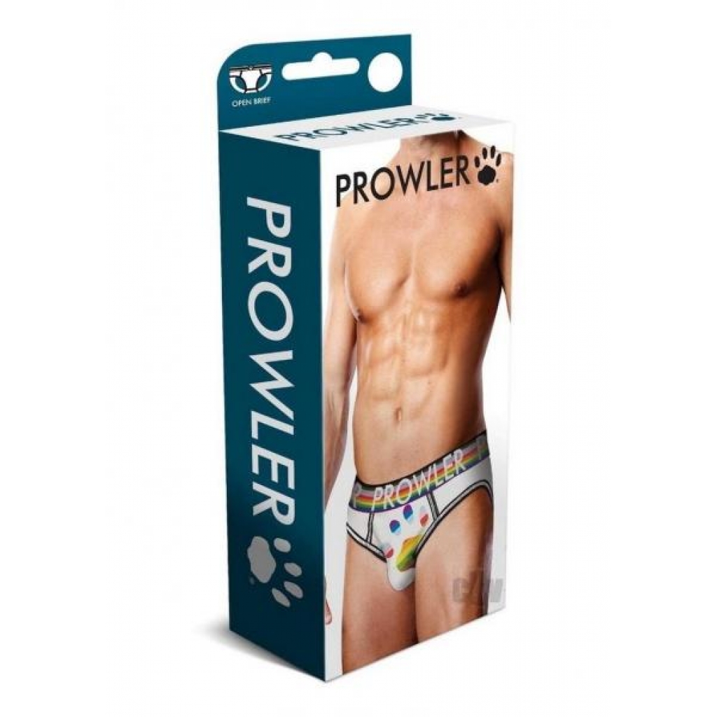 Prowler White Oversized Paw Open Small