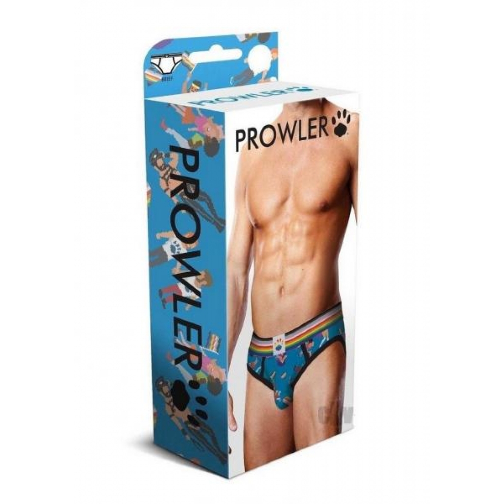 Prowler Pixel Art Gay Pride Brief - Large