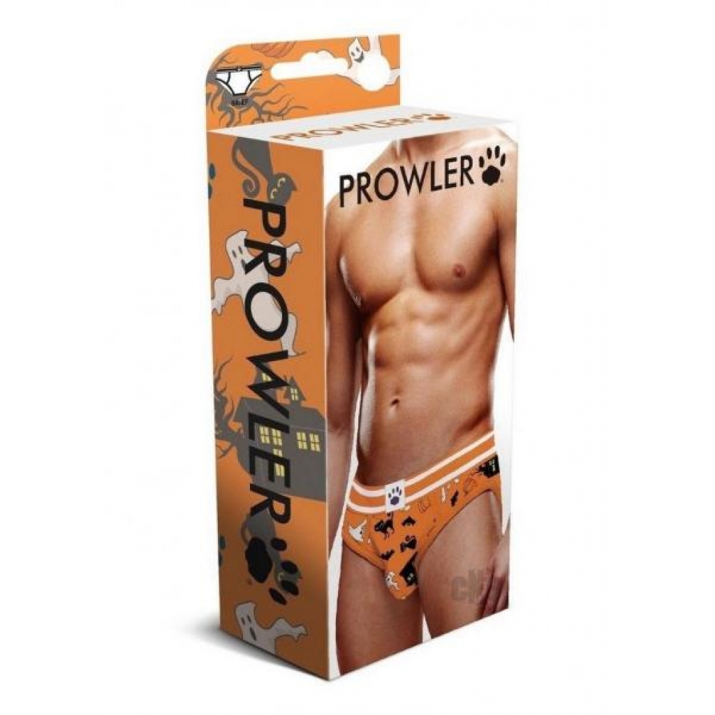 Prowler Halloween Brief - XL Orange/Black