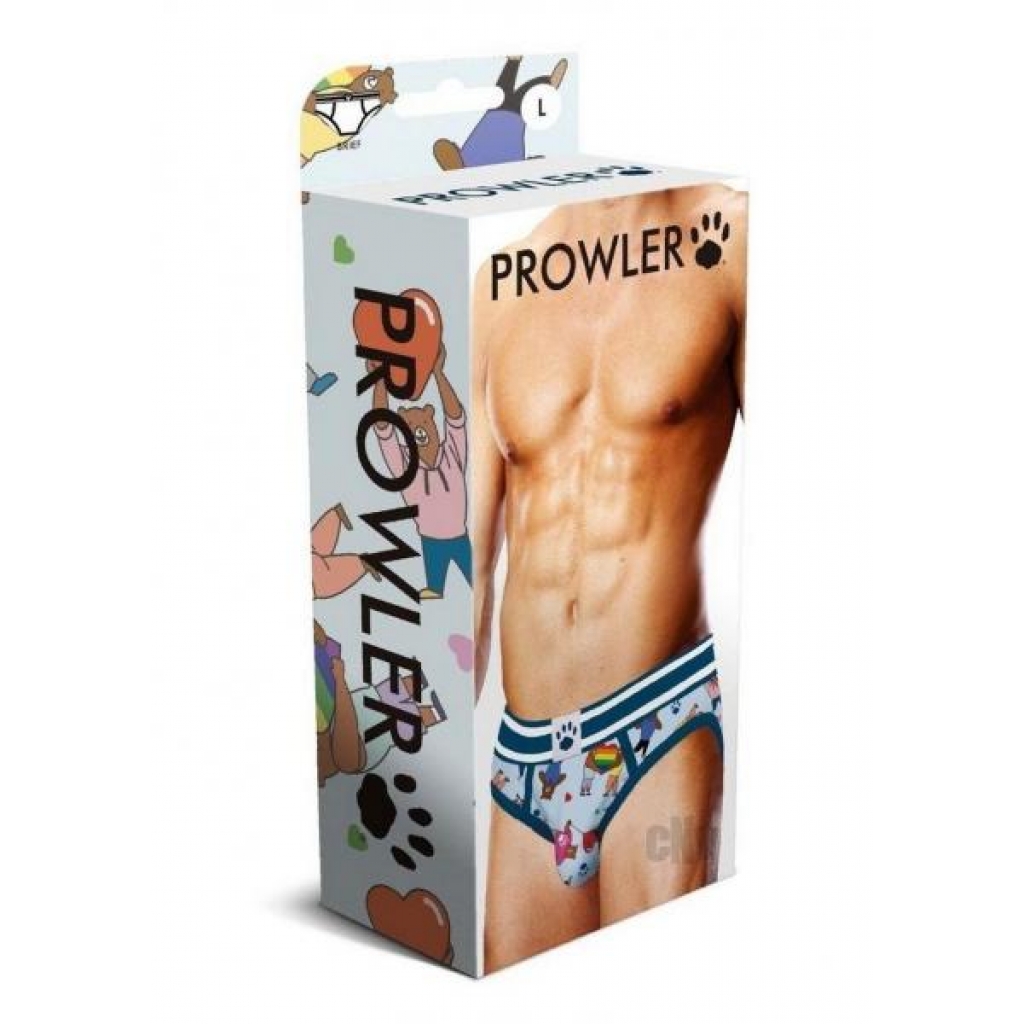 Prowler Bears W/hearts Brief Lg Blu - Prowler